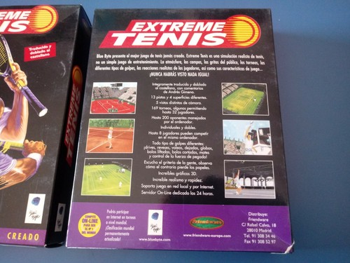 Extreme tenis PC CD ROM - Juego Español Completo - Blue byte - Imagen 6 de 6