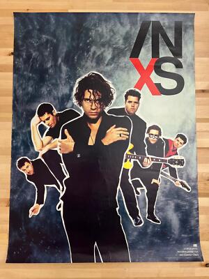 INXS - 1990 Promo poster Vintage Original Atlantic Records | eBay