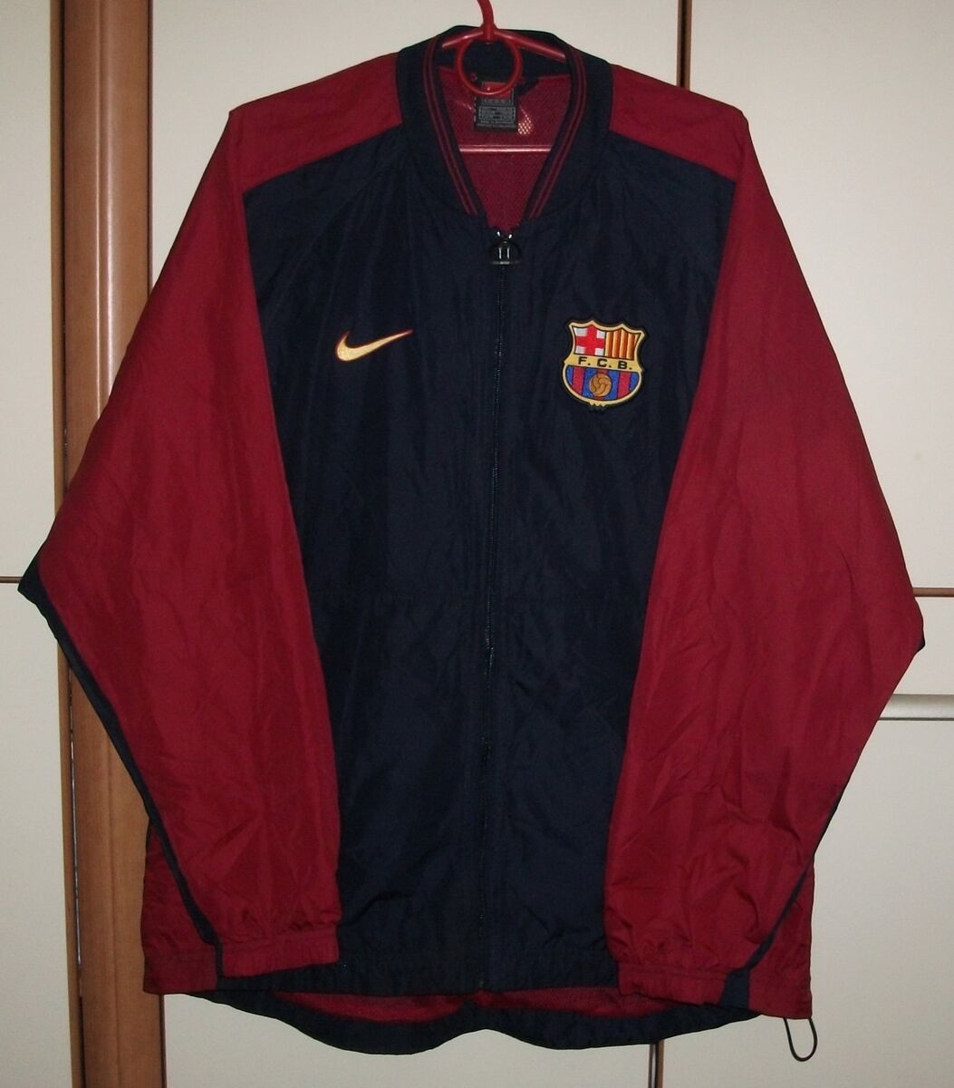 FC Barcelona Football Soccer Training Jacket Nike Vintage FC Barcelona Football Soccer Training Jacket Nike Vintage