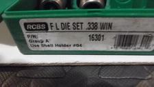 "RCBS 16301 .....  338 MAGNUM RELOADING DIES
