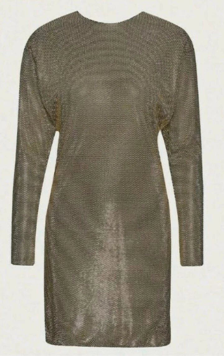 ABITO VERSACE IMPREZIOSITO ORO NERO UK 14 US 10 IT 46 PEZZI £2020