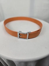 Gelante Orange Women's Leather Belt Fits Sz 28 To 44