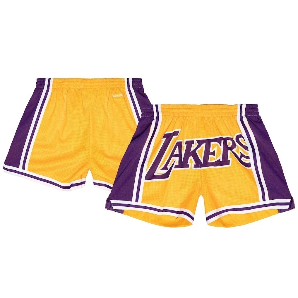 Mitchell & Ness Woman's Los Angeles Lakers Big Face 3.0 Shorts