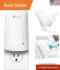 Upgrade Your Network with Renewed AC750 WiFi Extender - 24/7 Support Included