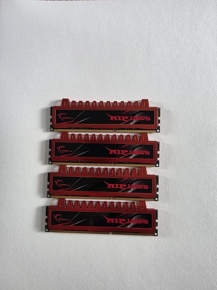 G.Skill Ripjaws ddr3 16gb (4x4gb) 1600mhz pc3-12800 cl9 desktop ram kit - Image 2 of 4