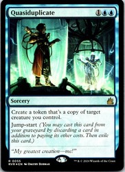 Quasiduplicate - Foil - Ravnica Remastered #55 Rare MTG