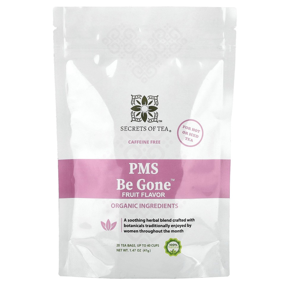 PMS Be Gone™, Fruit, Caffeine Free, 20 Tea Bags, 1.47 oz (41 g)
