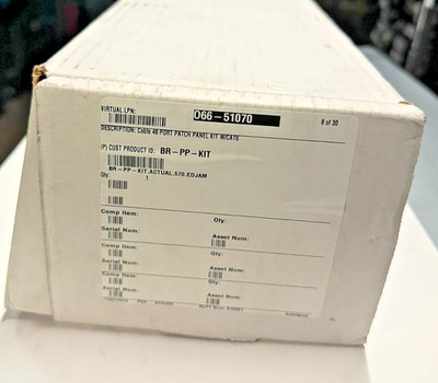 NEW Gruber 48 Port patch panel kit, 13 x CAT 6 RJ45 / W CAT 6 module