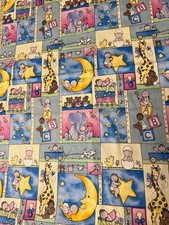 KIDZ C3123 Timeless Treasure 2001 Fabric 1 1/2 yard 100 Cotton Free Ship SBC5