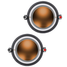 2PCS Diaphragm Replacement 74.5mm Titanium Coil Driver 8 ohm Speaker