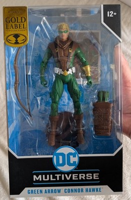 DC Multiverse McFarlane Toys 7  Green Arrow Connor Hawke Figure Gold Label