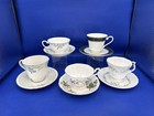 Assorted Cup & Saucer Sets Of 5 Royal Doulton Royal Vale Friesland Royal Kent