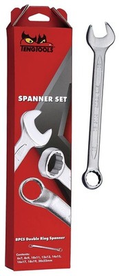 Teng Tools Combination Spanner Set 8-22 mm 12 Pieces 6512