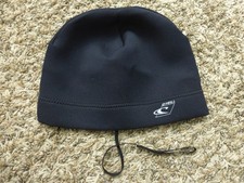 O'Neill Neoprene Swimmers Cap Beanie Wetsuit Hat Black Medium