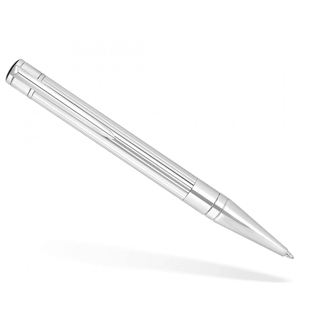 Stylo bille Dupont Initial chromé, le compagnon idéal pour signer vos contrats de bureau