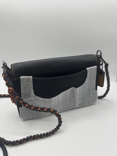 Bolso de Hombro Coach Dinky Cadena Negro Modelo NºDK20215 NUEVO CON ETIQUETAS - Imagen 9 de 22