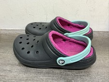 Crocs Dual Comfort Fleece Lined Black Clogs Men's 4 Women  s 6