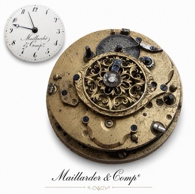Pocket Movement Watch MAILLARDER & COMP Rod To Be Revised Parts
