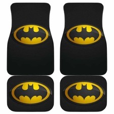 Batman Car Floor Mats Amazing Superhero Logo Custom Auto Interior Accessories Batman Car Floor Mats Amazing Superhero Logo Custom Auto Interior Accessories