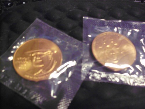 19 U.S. MINT COPPER COINS ARNOLD PALMER,DALAI LAMA ,NEIL ARMSTRONG,& MORE - Picture 9 of 11