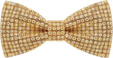 Rhinestone Bow Ties for Men Pre-tied Sequin Diamond Mens Women Tuxedo Bowtie wit