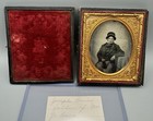 Davis Family 3 Ambrotypes 5 Tintypes. 3 With Historic Info. Father Son & Wife — photo 8