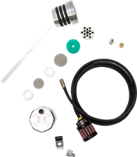 FEULING PARTS Vented Dipstick - Black - For Touring 3096