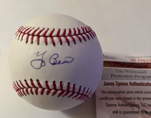 Yogi Berra signed Baseball JSA