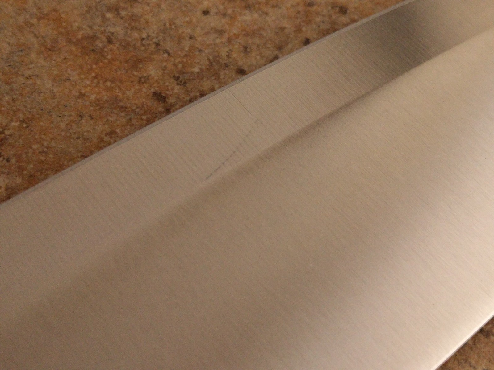 Chicago Cutlery Chef’s Knife 25F20D 8” Blade Black Handle 3 Rivet