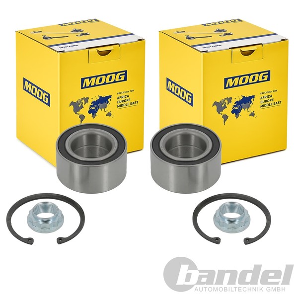 2X Moog RADLAGER-SATZ Radlagersatz Hinten Passend FüR BMW 3Er Z1 Z4-image