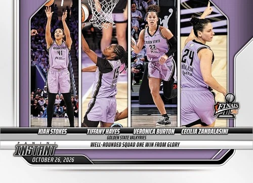 2026 Panini Instant WNBA #411 Stokes Hayes Burton Zandalasini Valkyries PRESALE - product listing photo