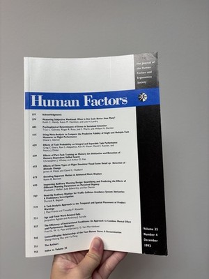 Human Factors V35 N4