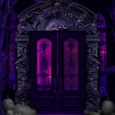 Halloween Cemetery Archway Halloween Cemetery Banners