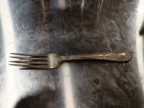 Fontaine by International Sterling Silver Regular Fork 7 1/4" Antique Flatware