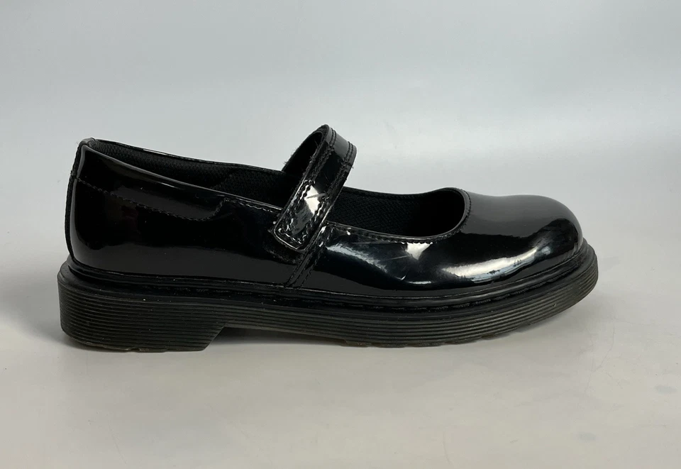 Dr Martens Maccy Mono Mary Jane Black Patent Leather School Work Shoes UK 4 - Image 4 of 4