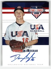 2017 Panini Stars & Stripes USA Baseball #1 Darren McCaughan CNT Signatures
