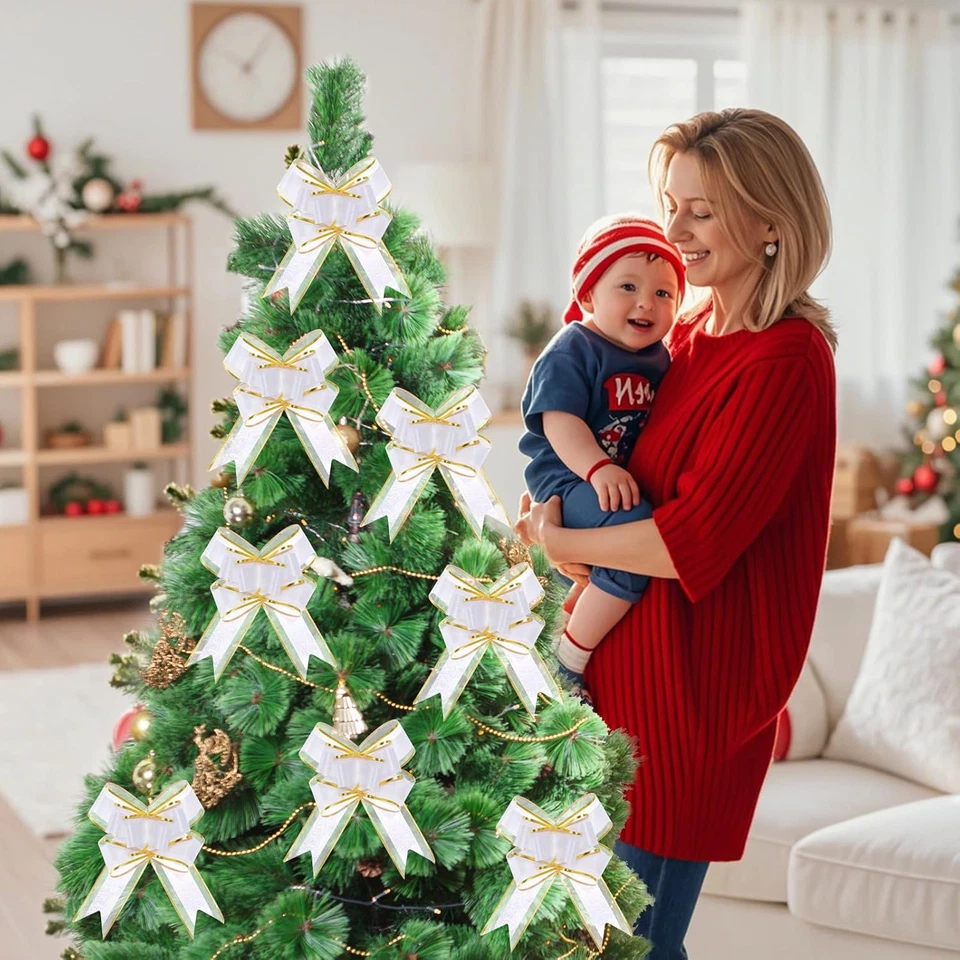 20 PCS Pull Bows Wrapping Bow for Presents Baskets Boxes Flower Large Graduation - Image 4 of 4