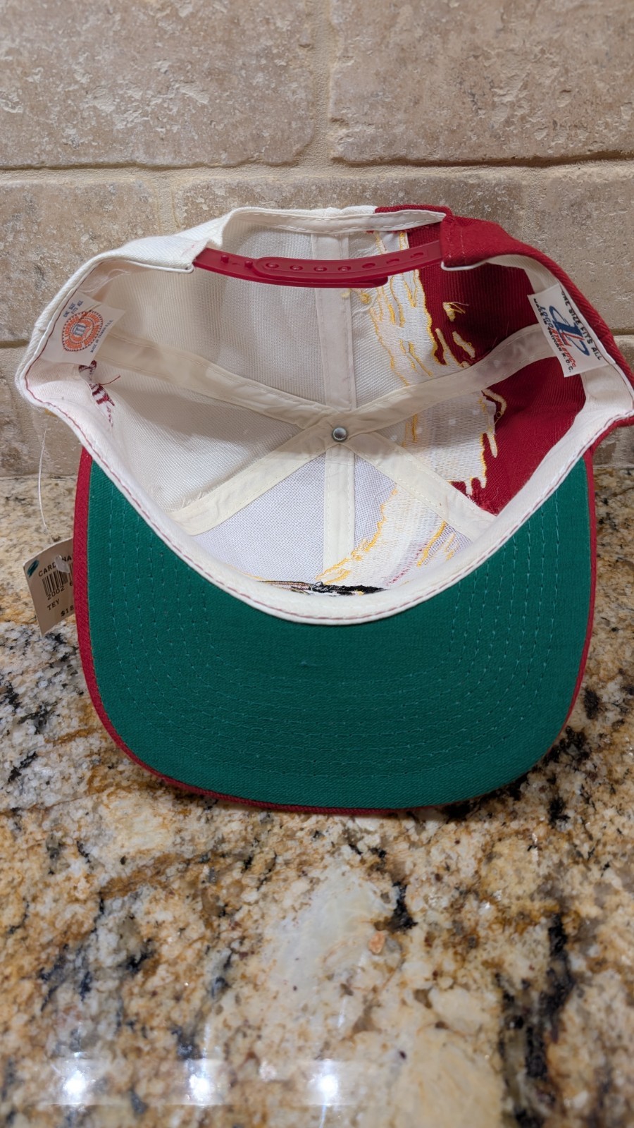 Vintage 90s Florida State Seminoles Logo Athletic Hat Big Spash Cap Snap NWT! image 3