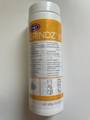 Urnex Grindz G01 Tablets - Professional Coffee Grinder Cleaner - 15.02 oz.