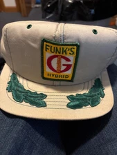 Nice Vintage Unused Funk's G Hybrid Seed Corduroy Snapback Hat Swingster USA