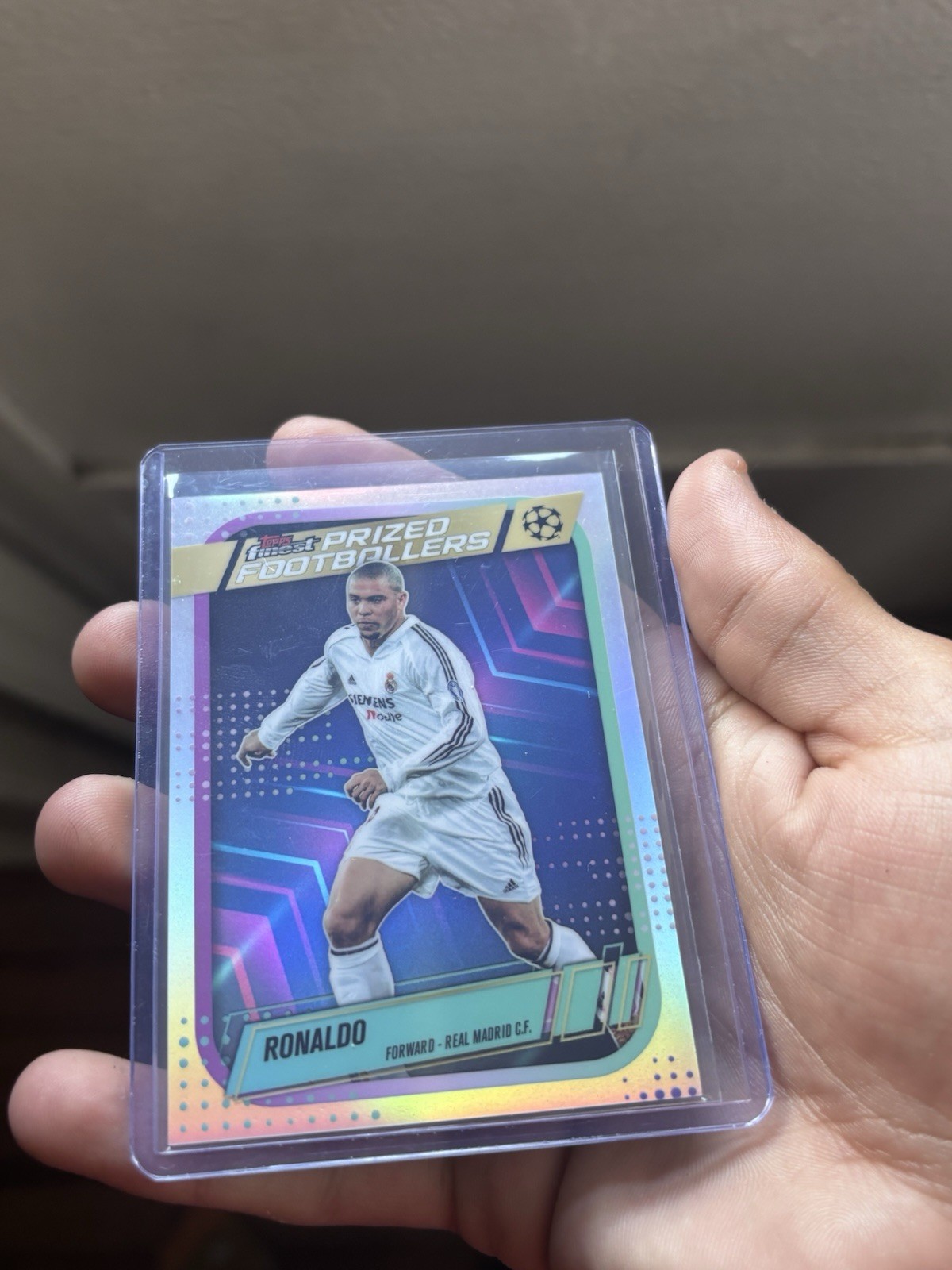 2026 Topps Finest Soccer Ronaldo Prized Footballers view 4