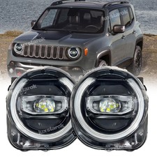 Conjunto de faros LED para Jeep Renegade 2014-2021 faros DRL luces de circulación