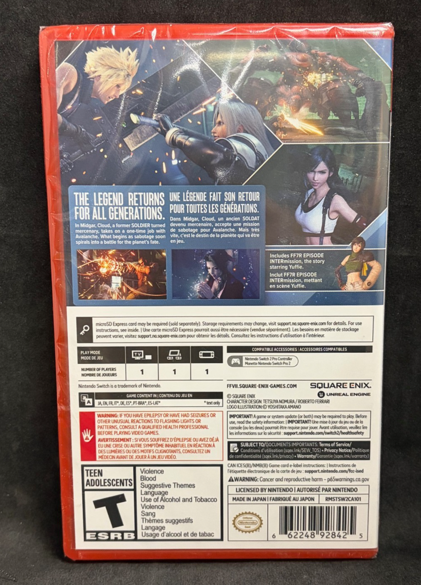 Final Fantasy VII Remake Intergrade w/ MTG Pack (Nintendo Switch 2