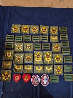 Boy Scouts 41 1950s Rank Position Patches