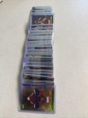 2024 Topps Chrome Marvel Base Set 1-150 All Sleeved Spidey & Wolvie Top Loaded