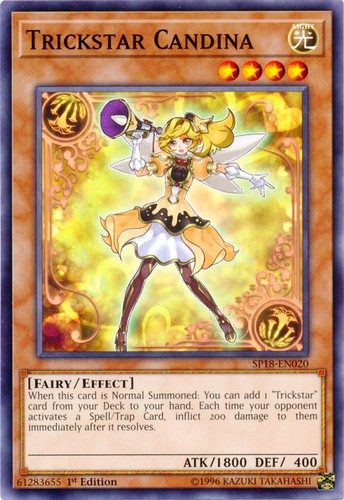 1x (NM) Trickstar Candina - SP18-EN020 - Common - 1st Edition YuGiOh