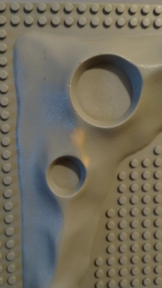 Lego Spazio 2 basi di gioco con crateri lunari anni 80 - Immagine 4 di 4