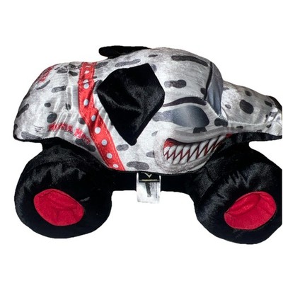 Monster Jam Pillow Monster Mutt Dalmatian Dog Truck Stuffed Nylon Plush Toy 2022