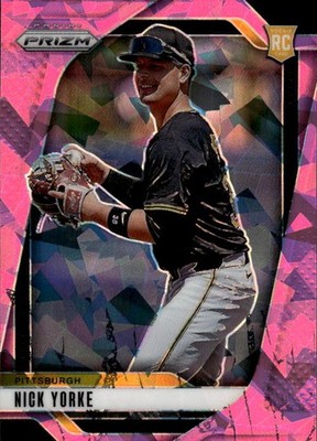 2025 Panini Prizm Nick Yorke #53 Pink Ice Prizms Pittsburgh Pirates 32C