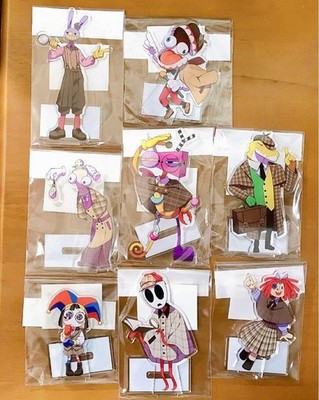 The Amazing Digital Circus Tokyo Tower Acrylic Stand Complete 8pcs Set TADC